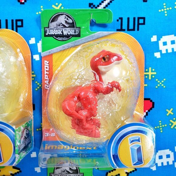 Fisher price Imaginext Jurassic World Dinosaur NEW Egg Set Lot of 4 - Picture 3 of 10